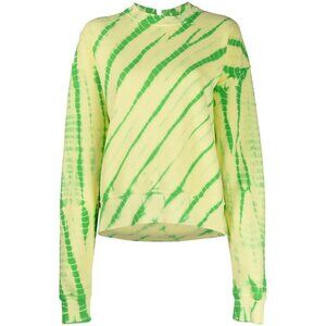 Proenza Schouler White Label PSWL Tie Dye Crewneck Sweatshirt Size XLarge